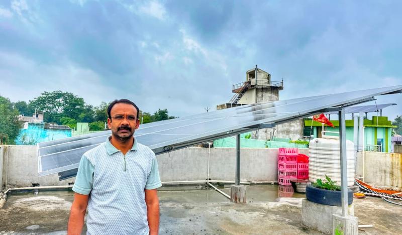 प्रधानमंत्री सूर्यघर मुफ्त बिजली योजना से होमेश्वर प्रसाद जायसवाल को मिली राहत, शून्य हुआ बिजली बिल